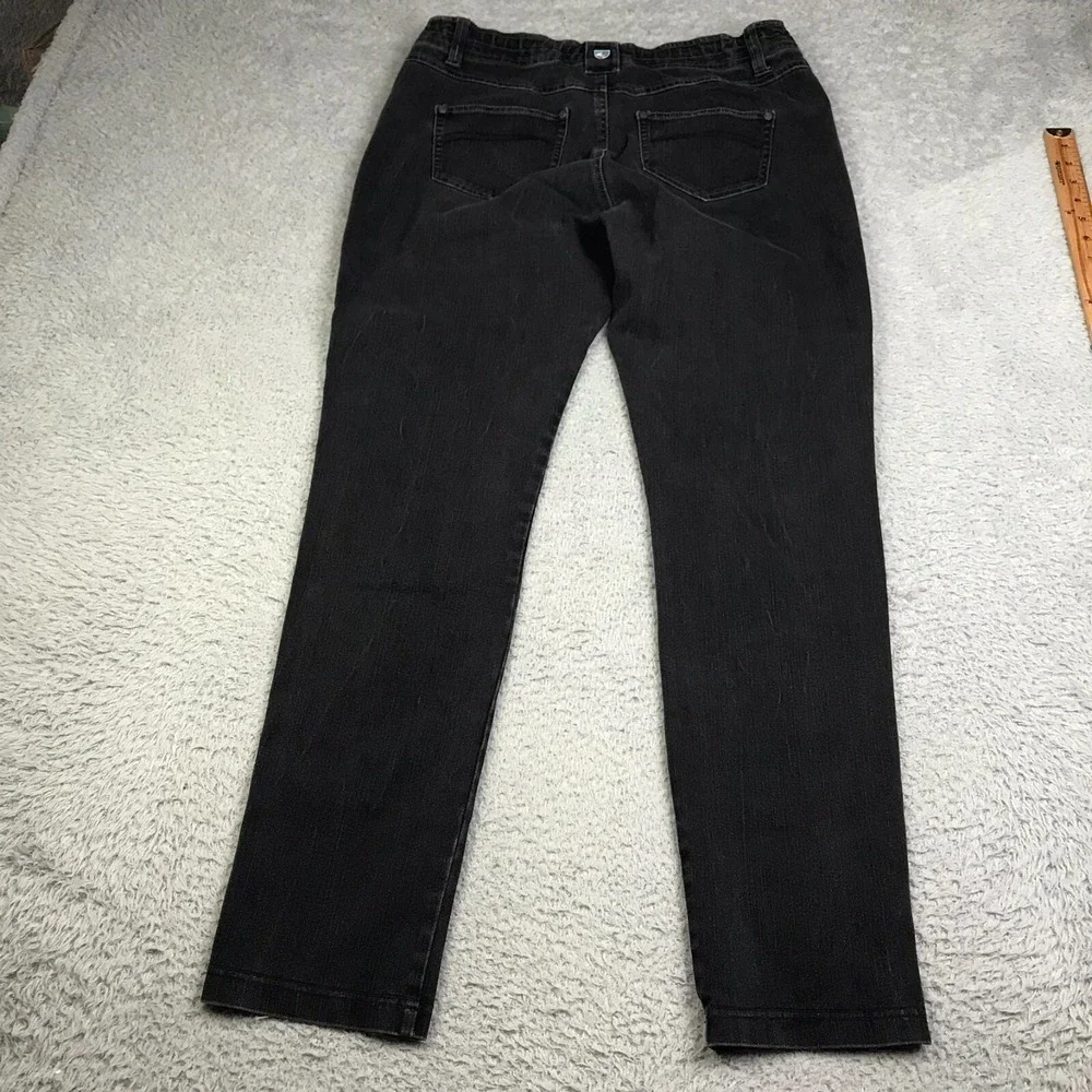 Kuhl Jeans Womens 12 Regular (33x30) Black Mid Rsie Straight Outdoor Stretch